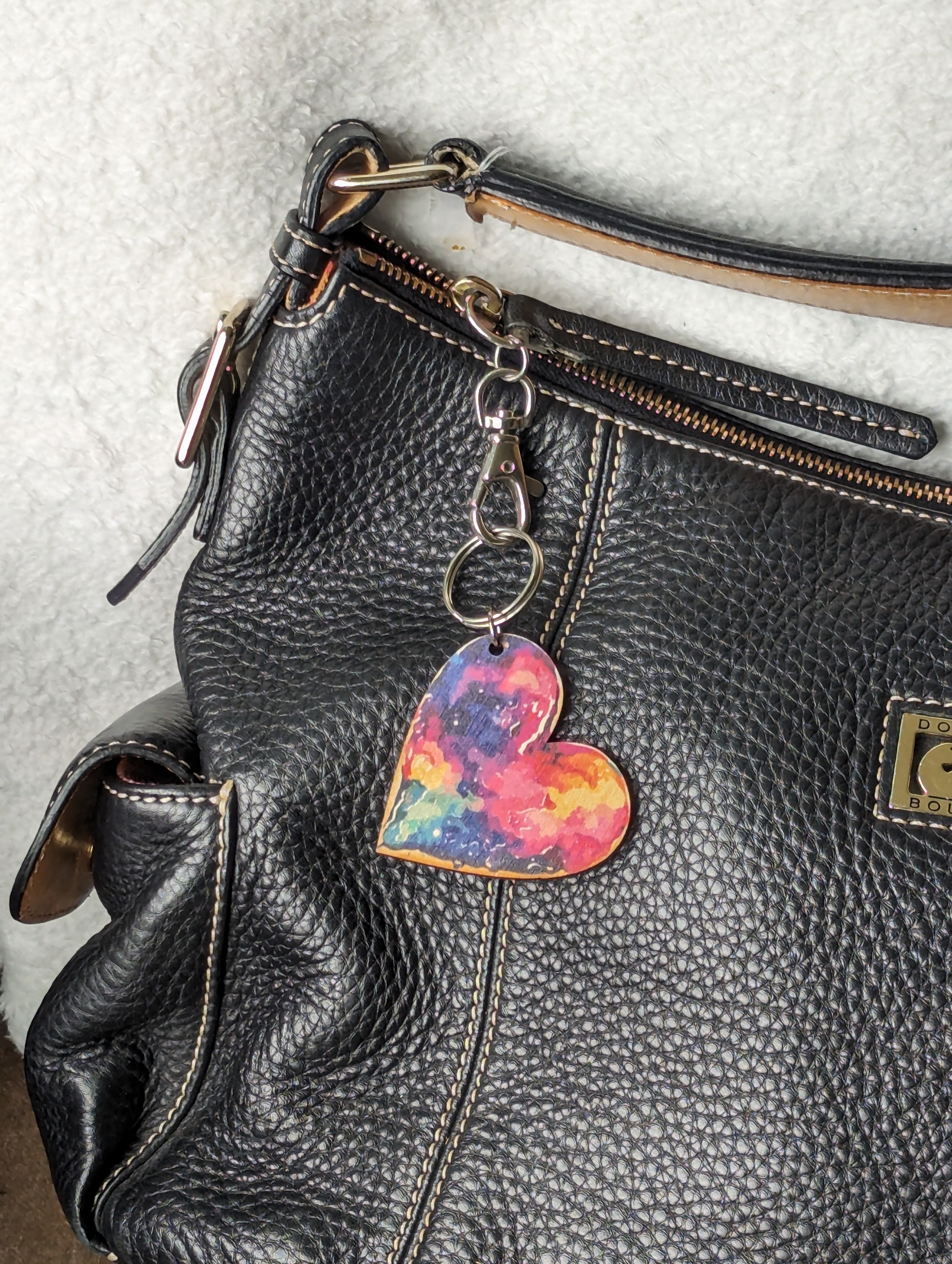 Tie Dye Rainbow Heart