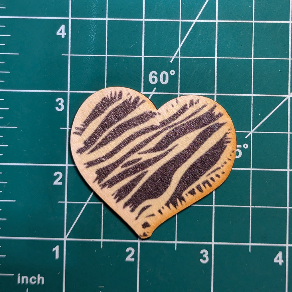 Zebra Heart Shape