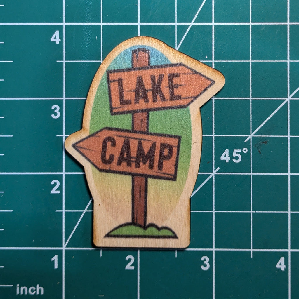 Lake Camp Sign