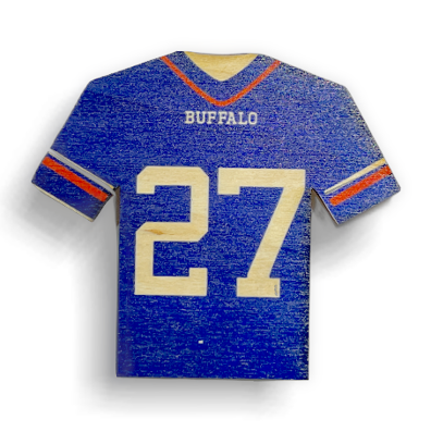 Buffalo Football White Jersey Magnet #27