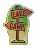 Lake Camp Sign