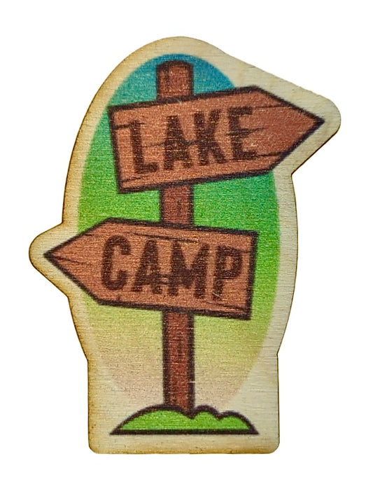 Lake Camp Sign