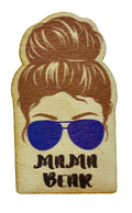 Mama Bear Light Brown Hair Blue Sunglasses