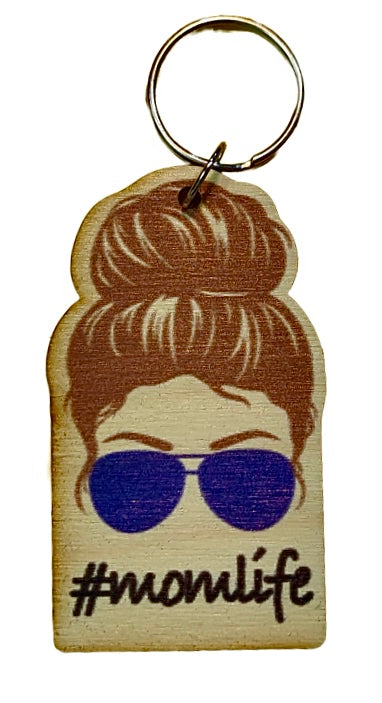 #momlife Light Brown Hair Blue Sunglasses