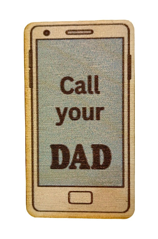 Call Your Dad Cell Phone Shape
