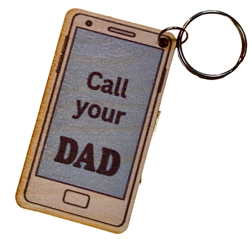 Call Your Dad Cell Phone Shape