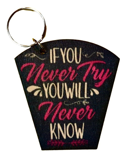 If You Never Try You Will Never Know