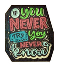 If You Never Try You Never Know