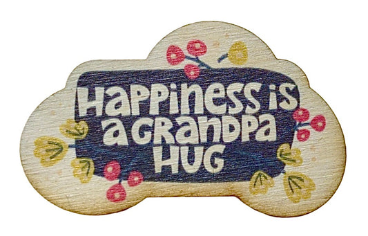 Happiness Is A Grandpa Hug