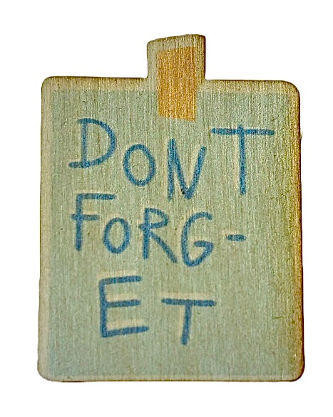 Don't Forget Taped Note