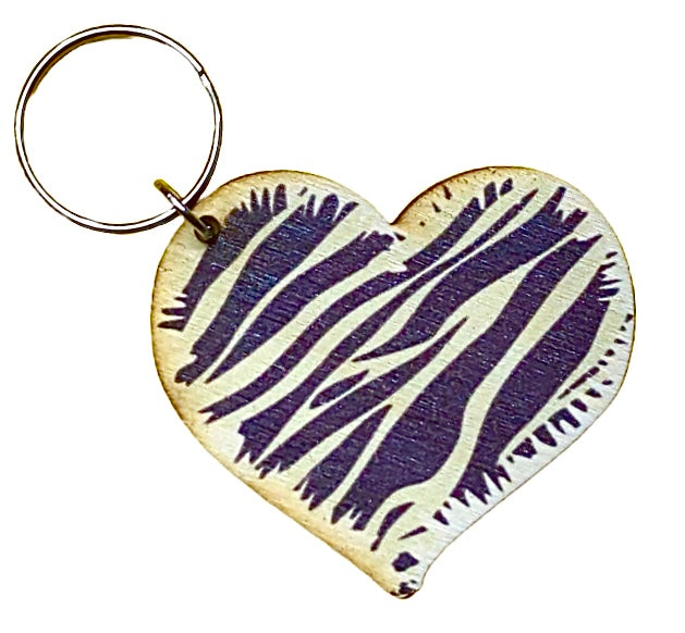 Zebra Heart Shape