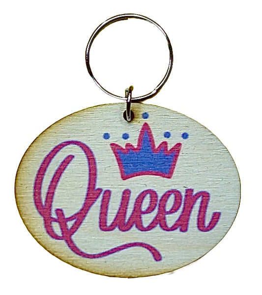 Queen Blue Pink Crown