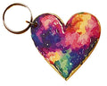 Tie Dye Rainbow Heart