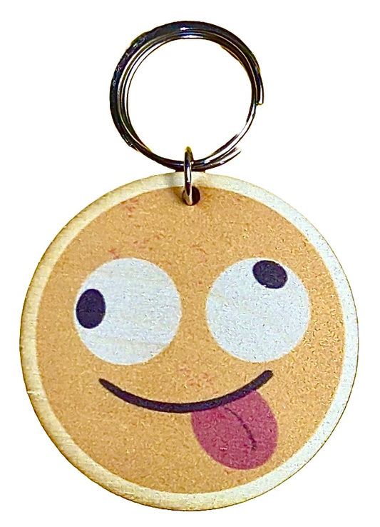 Crazy Eyes Smiley Face Emoji