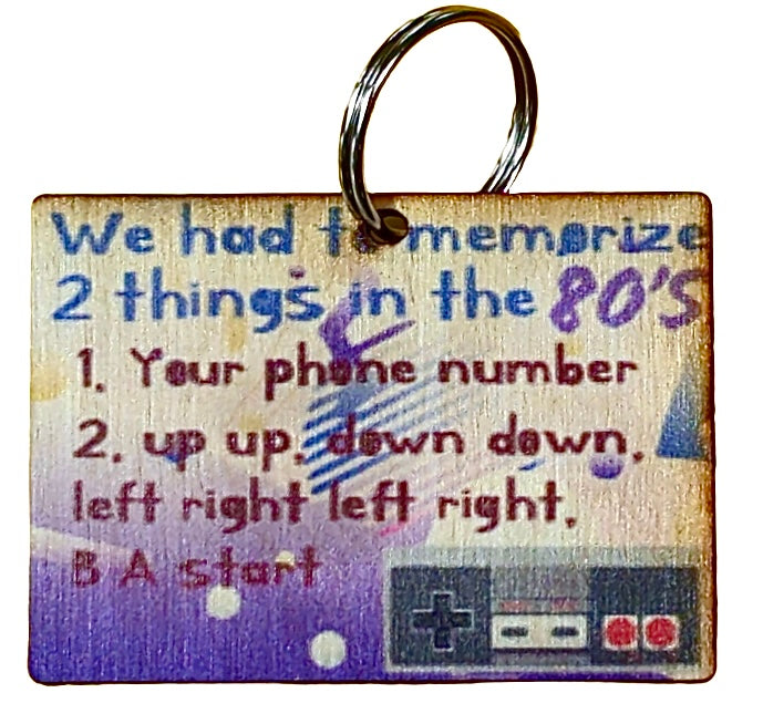 We Had To Memorize 2 Things In The 80's