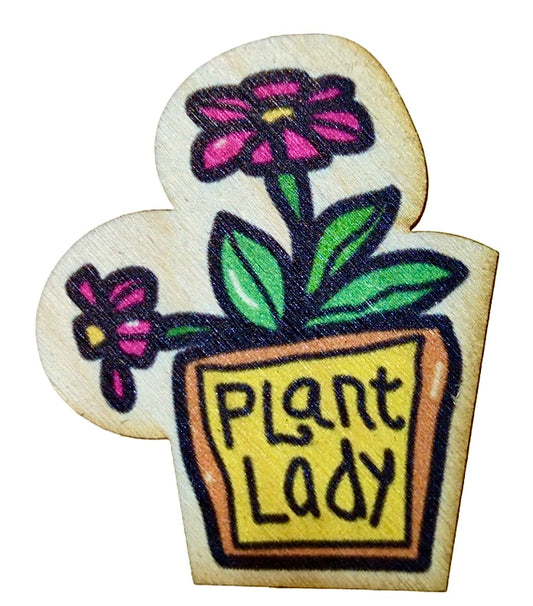 Plant Lady Flower Pot